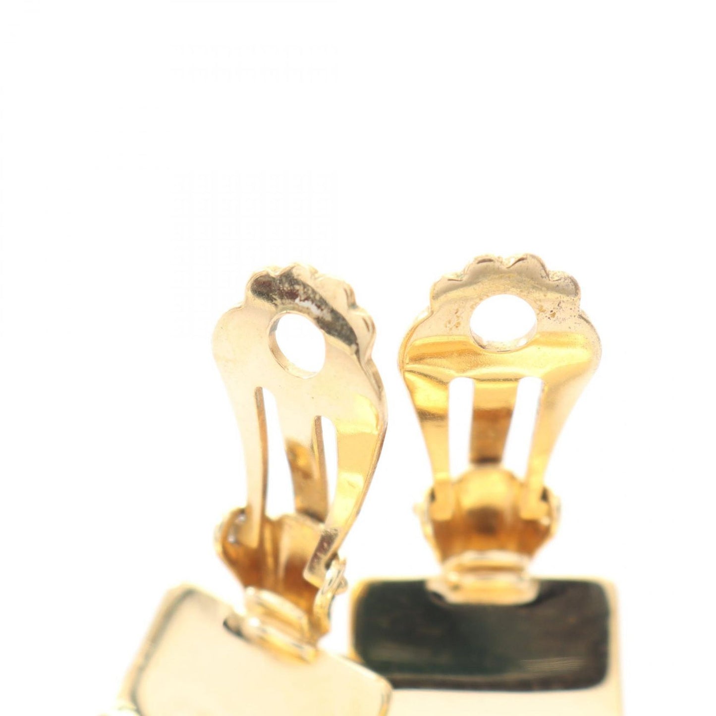Hermes Earrings Enamel Gold — view 5