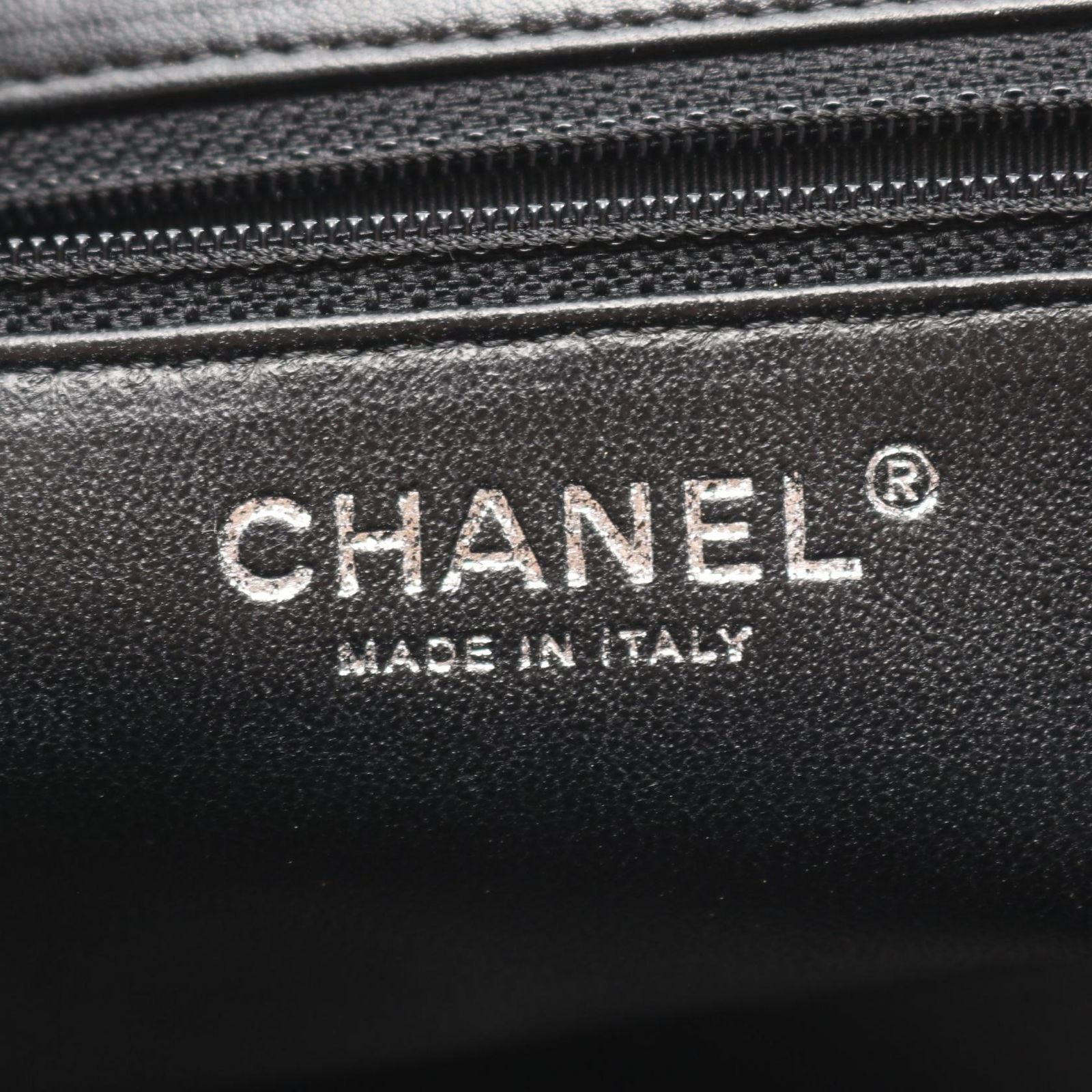 Chanel Handbag Quilted Top Handle Bag Black Lambskin — view 4