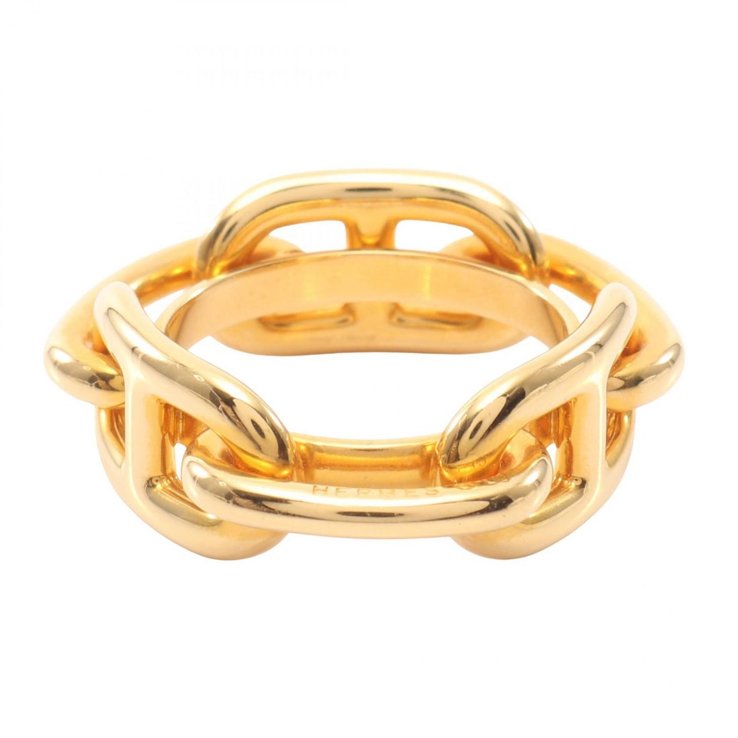 Hermes Scarf Ring Chaine D'ancre Gold — view 2