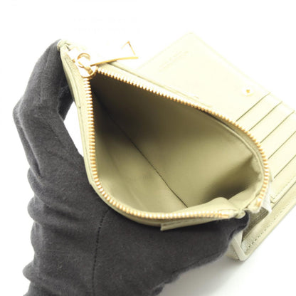 Bottega Veneta Bifold Wallet Cassette Maxi Intrecciato Khaki Green Leather — view 4