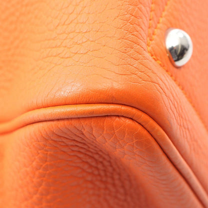 Hermes Handbag Victoria 35 Orange Poppy Leather — view 8