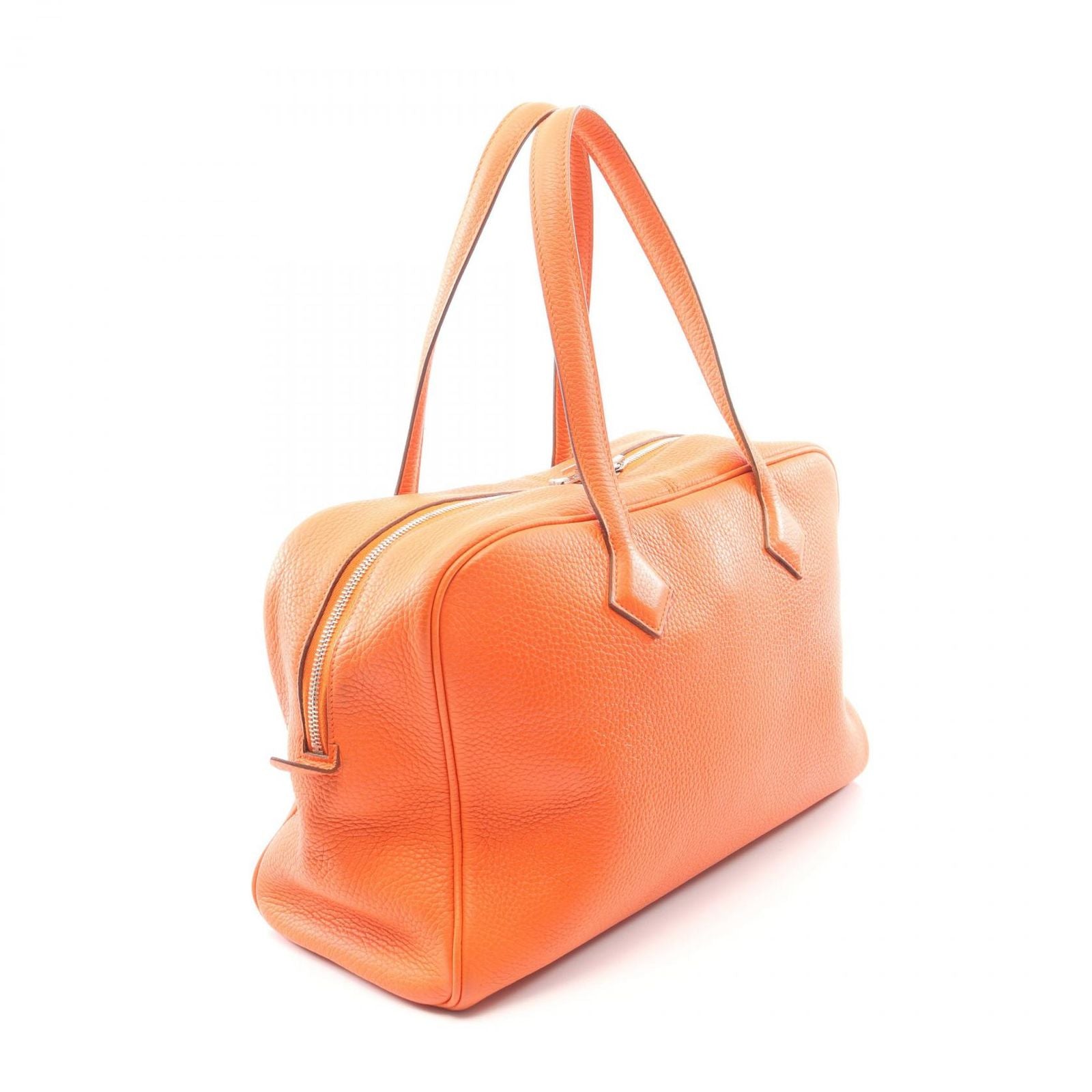 Hermes Handbag Victoria 35 Orange Poppy Leather — view 2