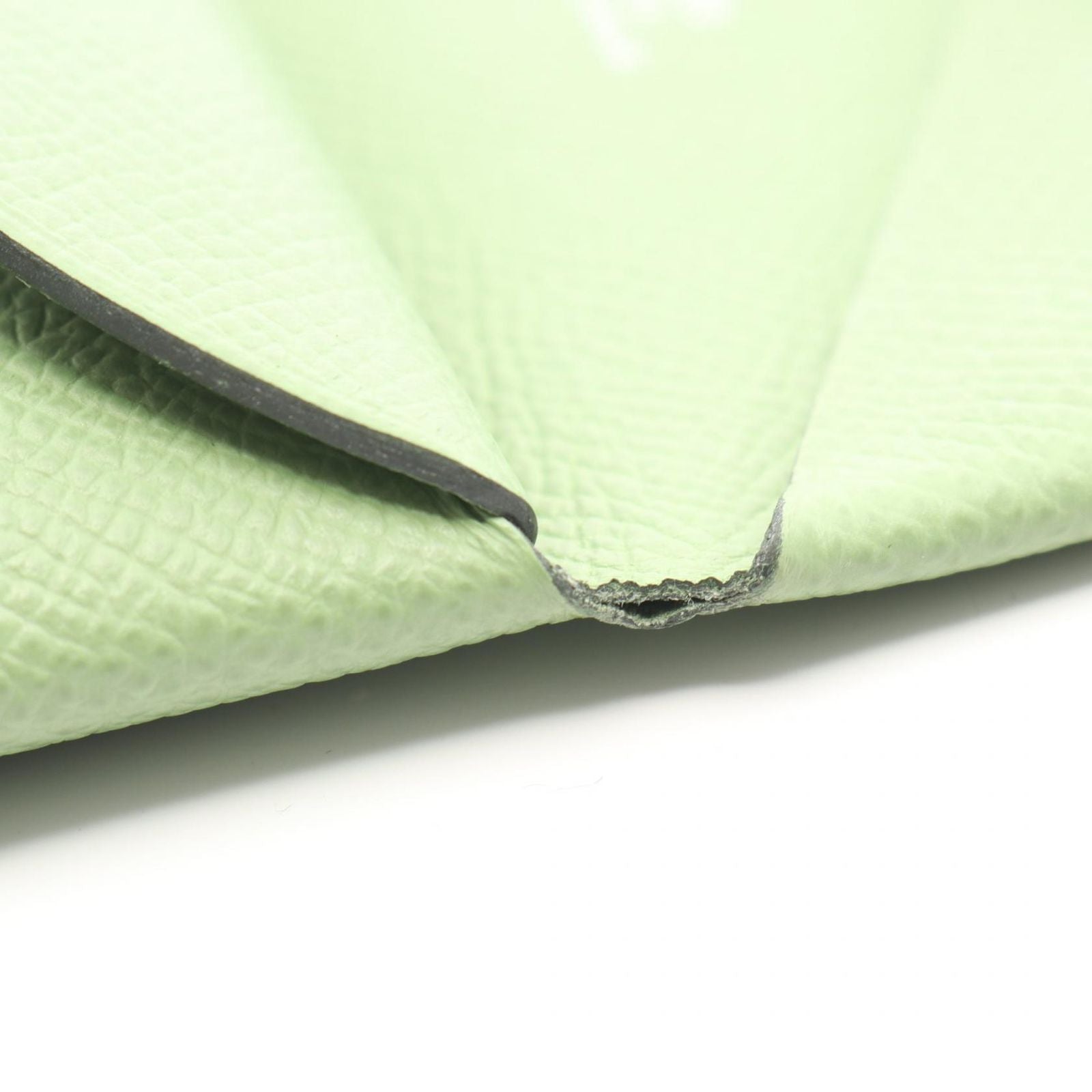 Hermes Coin Case Calvi Duo Vert Cricket Leather — view 9
