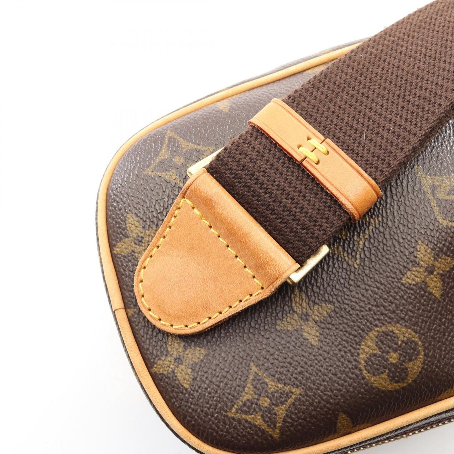 Louis Vuitton Waist Bag Pochette Gange Canvas Leather — view 8