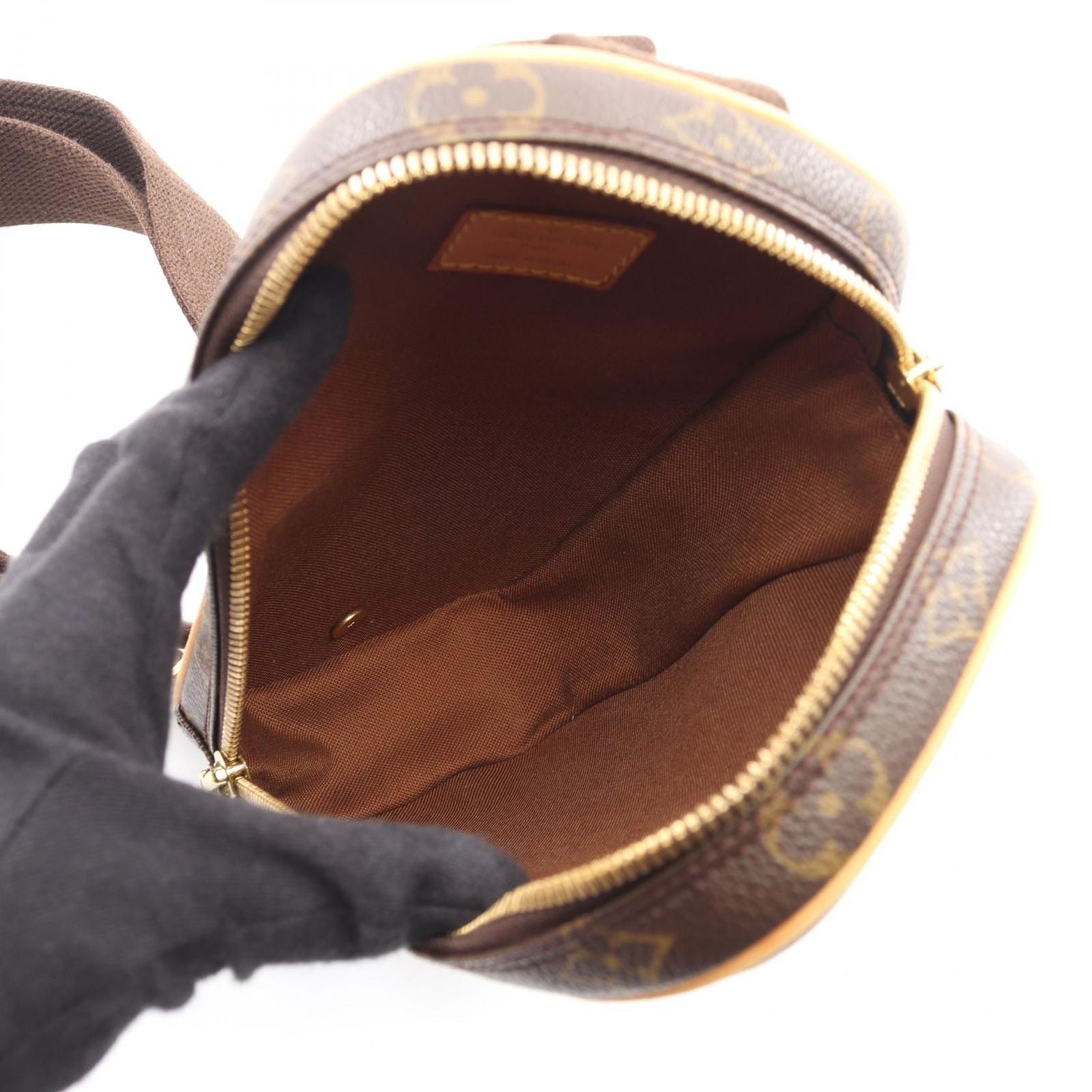 Louis Vuitton Waist Bag Pochette Gange Canvas Leather — view 3