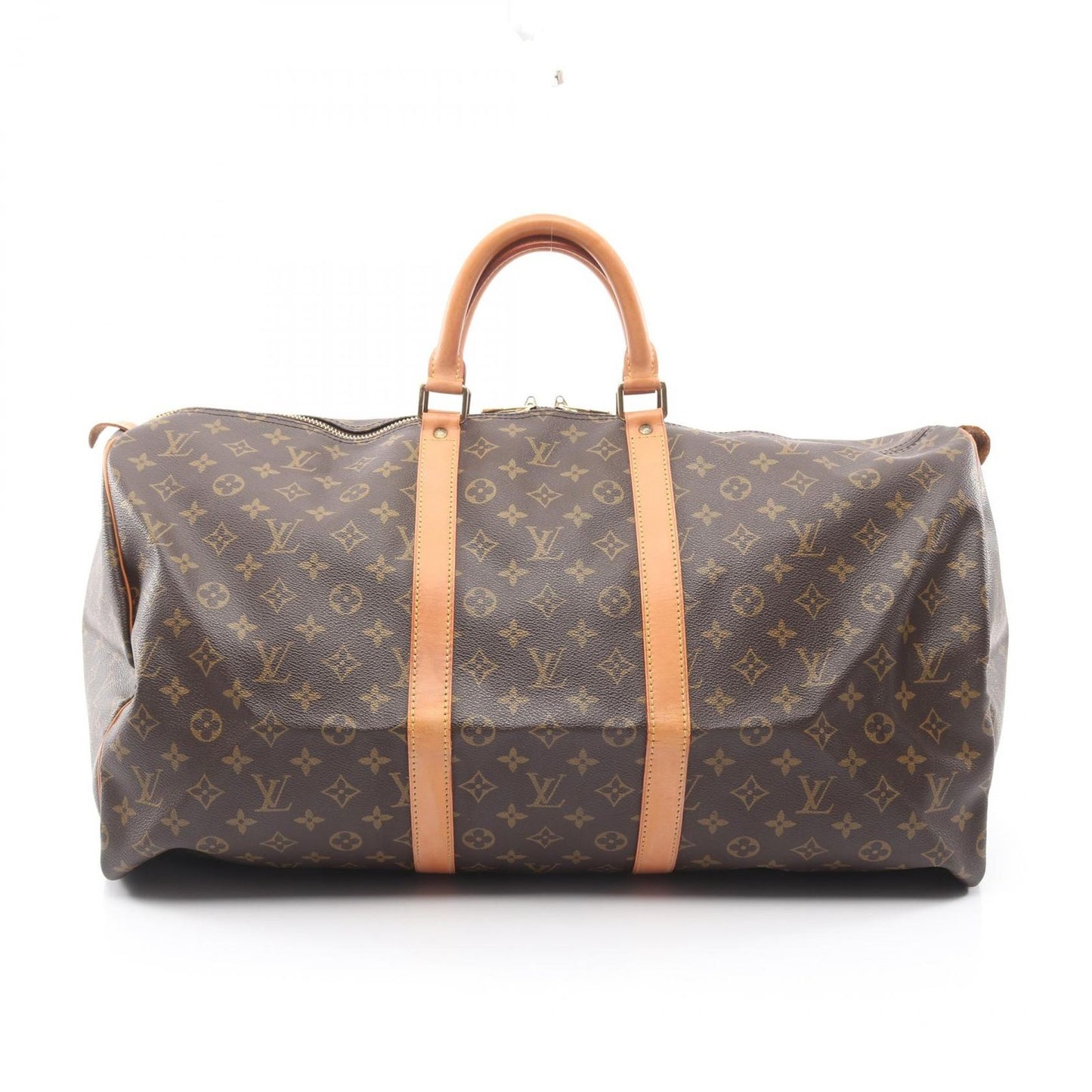 Louis Vuitton Boston Bag Keepall 55 Canvas Leather