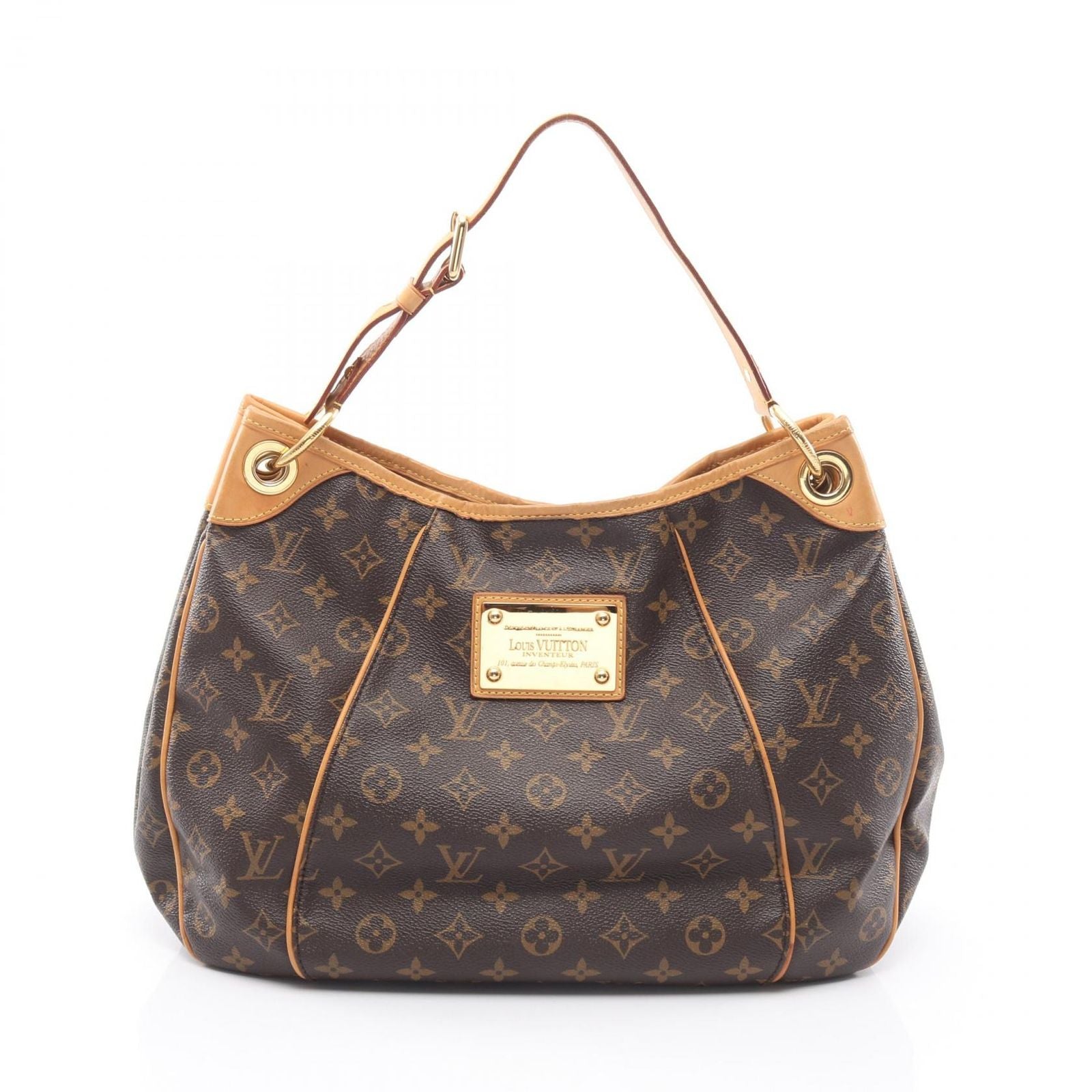 Louis Vuitton Shoulder Bag Galleria PM Canvas Leather