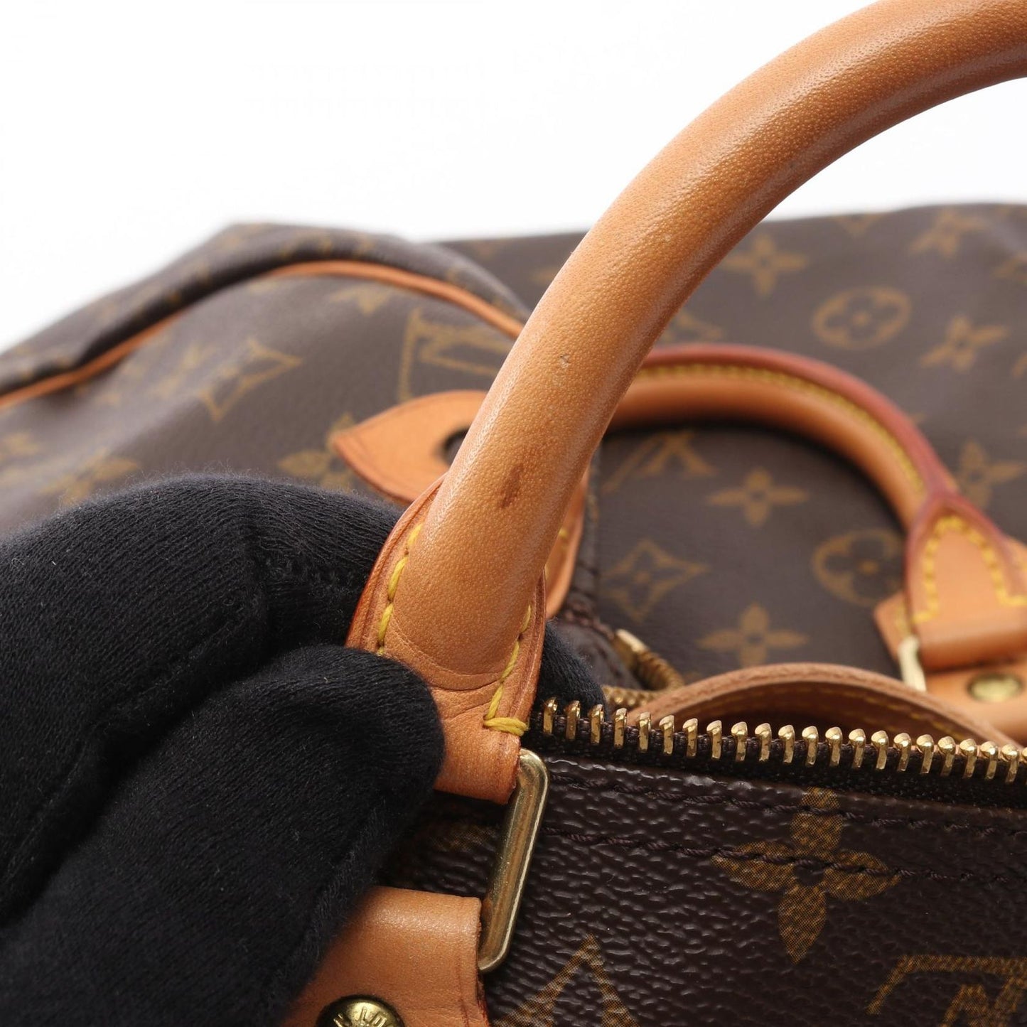 Louis Vuitton Handbag Speedy 40 Canvas Leather — view 9