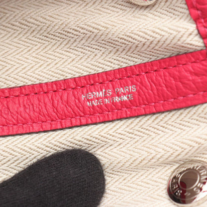 Hermes Tote Garden Party TPM Rose Mexico Leather — view 4