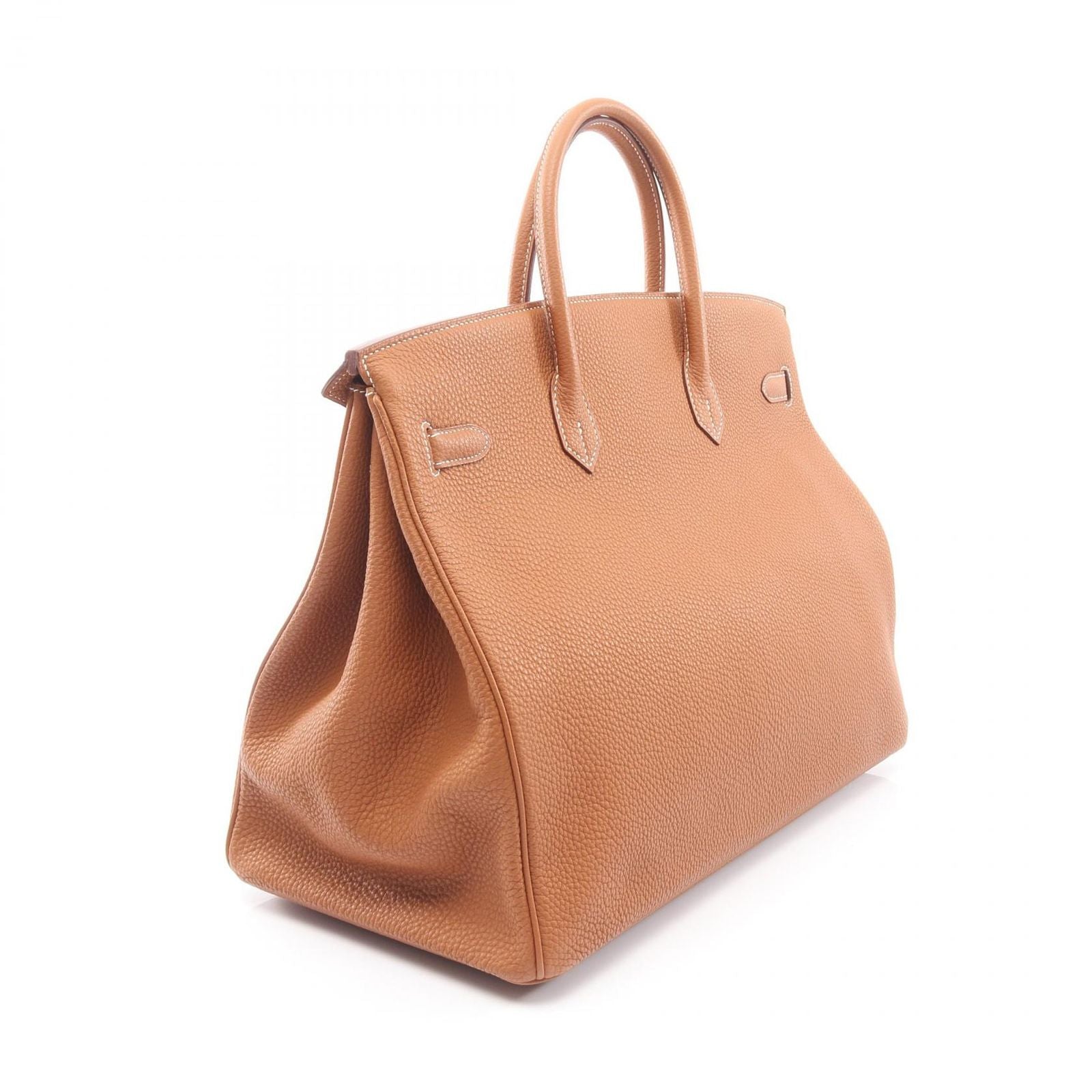 Hermes Handbag Birkin 40 Gold Leather — view 2