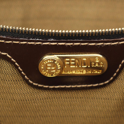 Fendi Tote Zucca Black Brown Nylon Leather — view 4