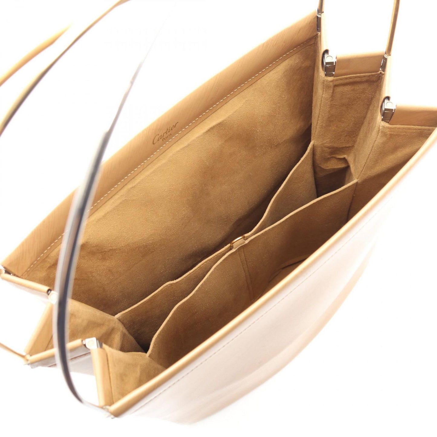 Cartier Handbag Trinity Beige Leather — view 3