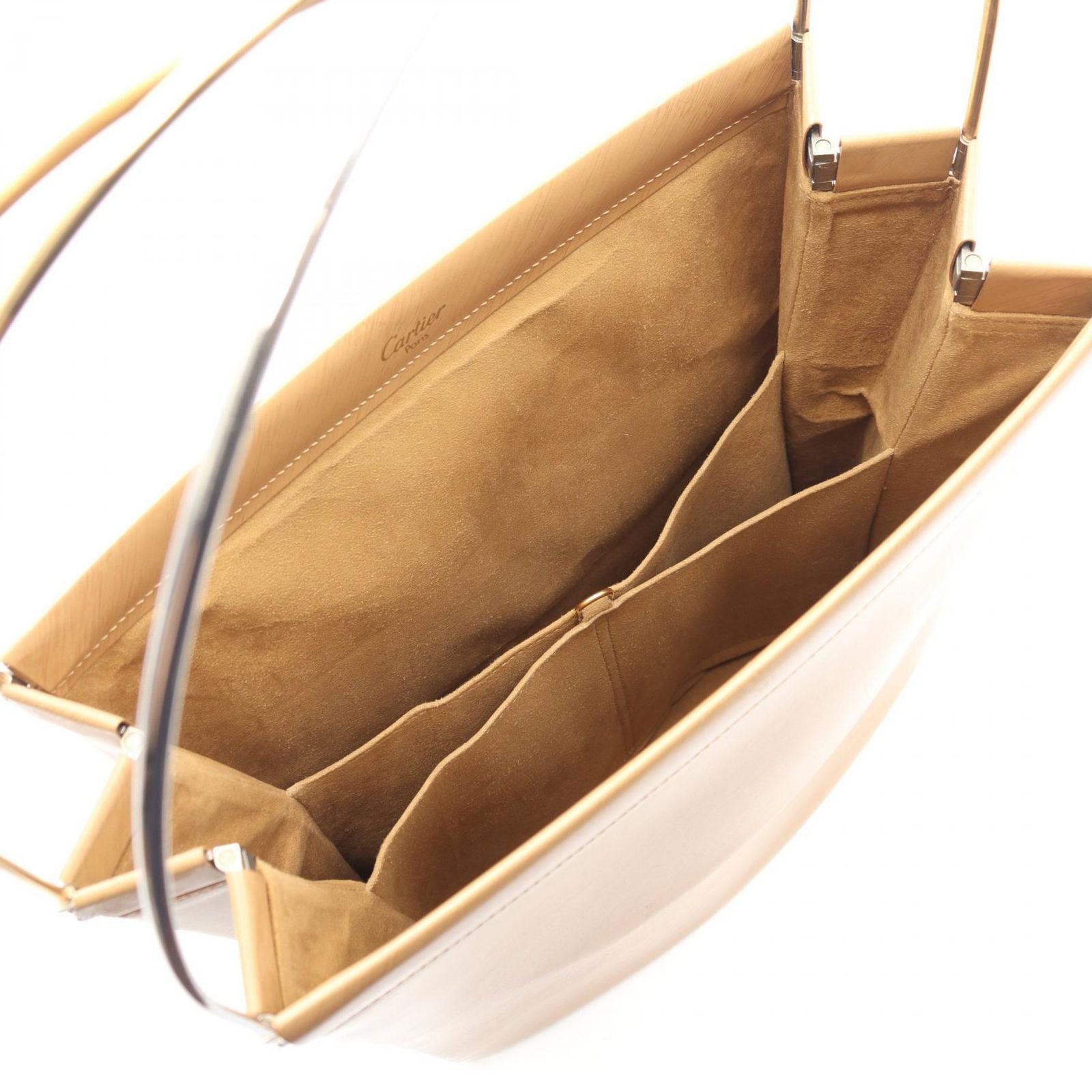 Cartier Handbag Trinity Beige Leather — view 3
