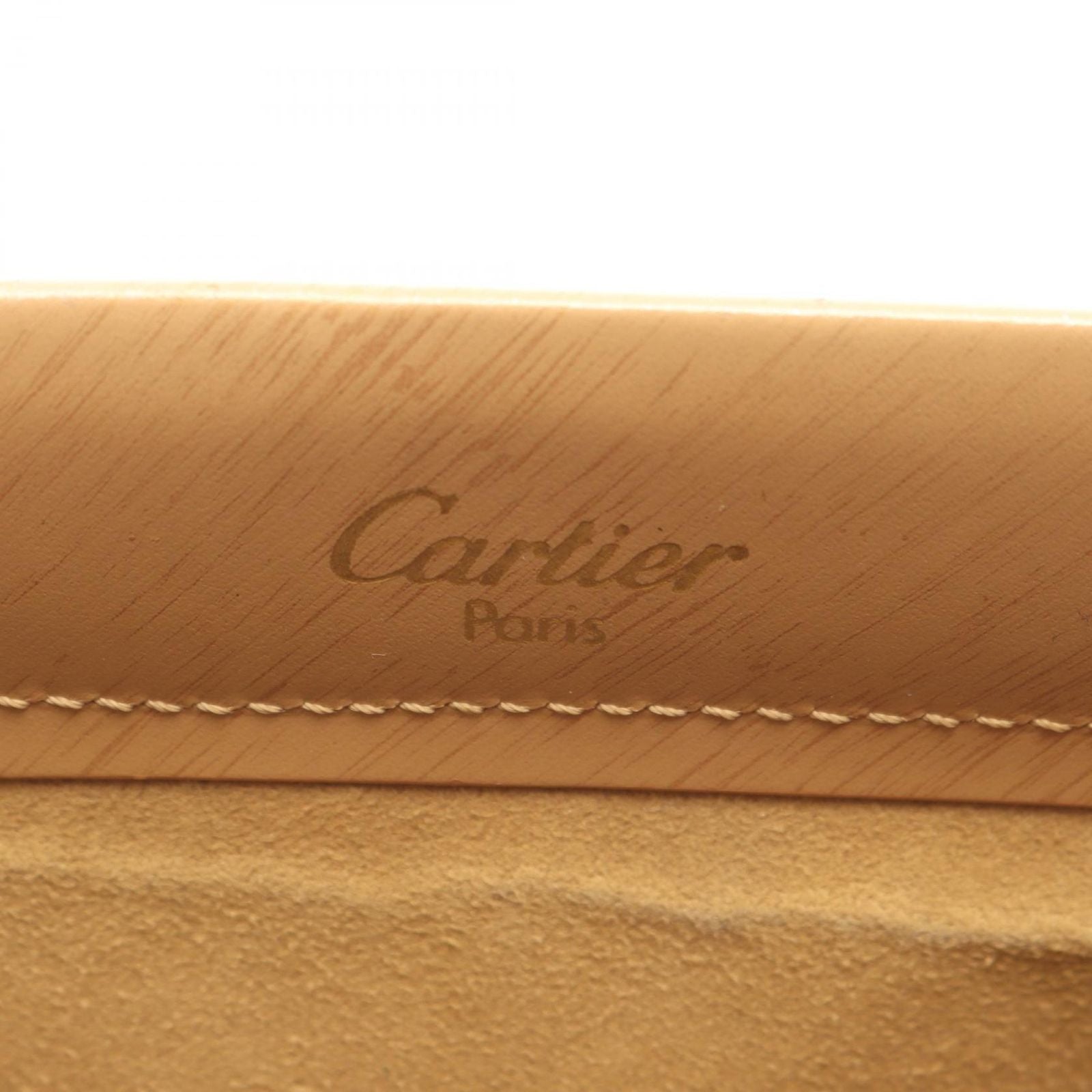 Cartier Handbag Trinity Beige Leather — view 4