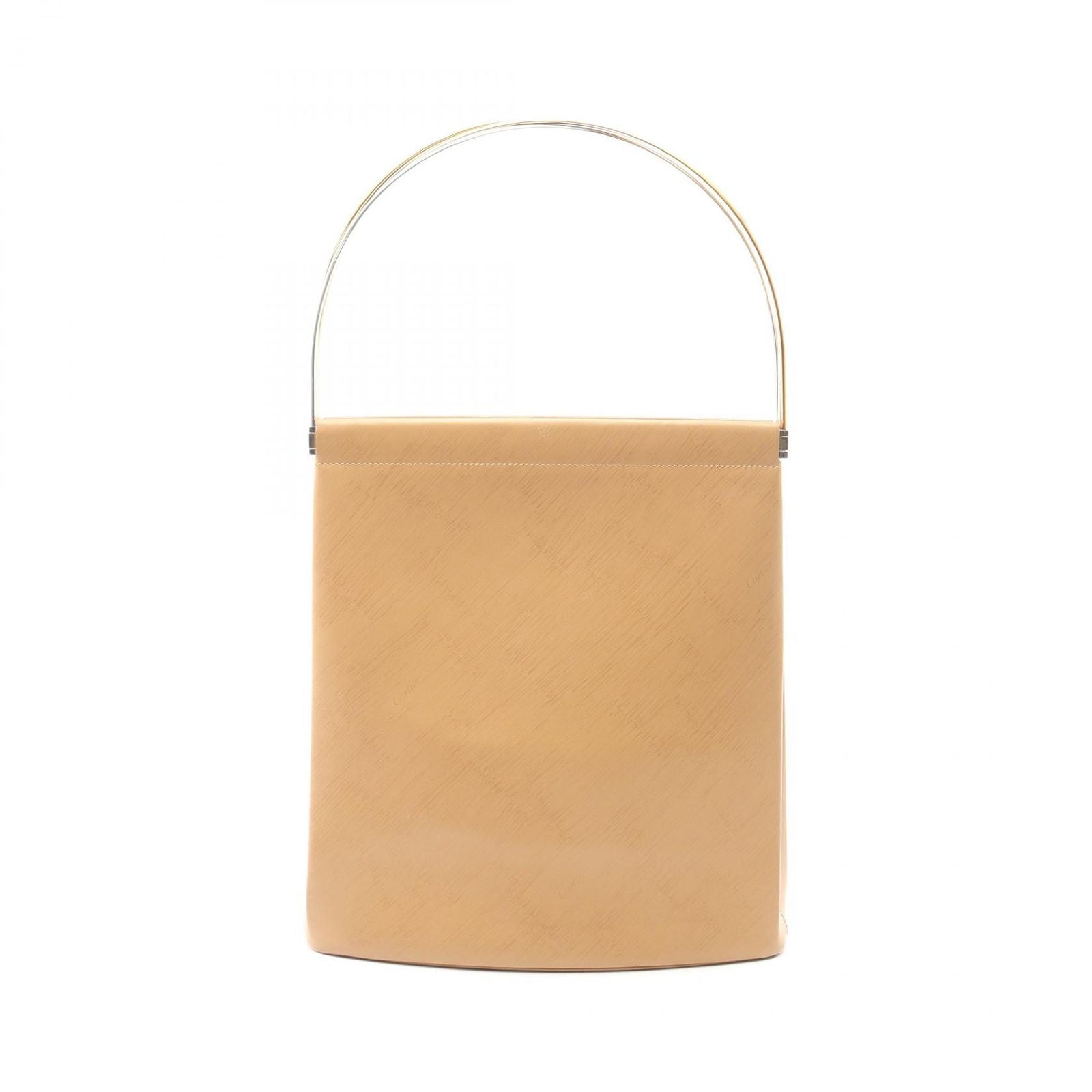 Cartier Handbag Trinity Beige Leather