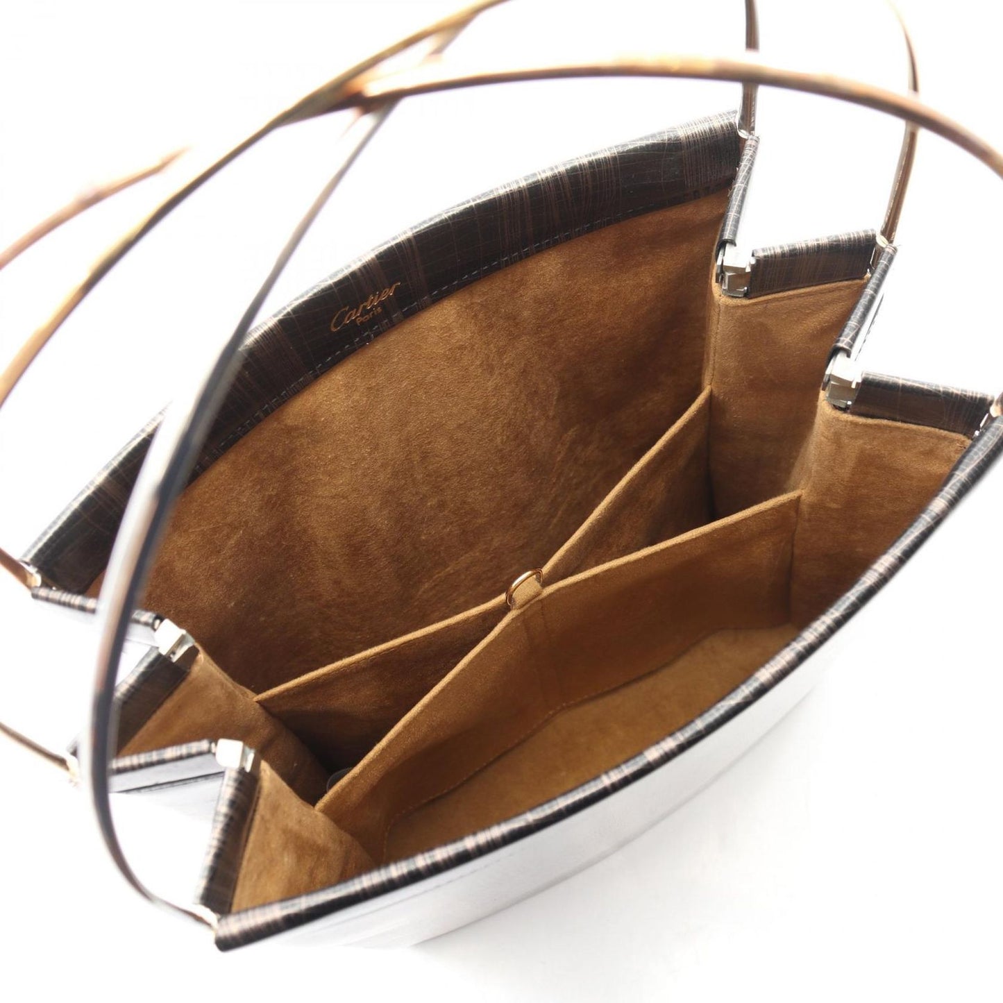 Cartier Handbag Trinity Black Rose Gold Leather — view 3