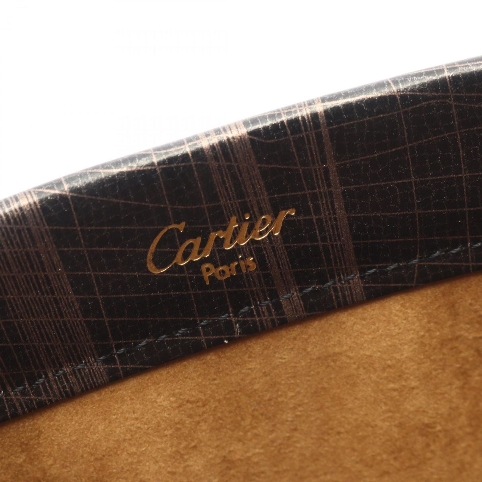 Cartier Handbag Trinity Black Rose Gold Leather — view 4