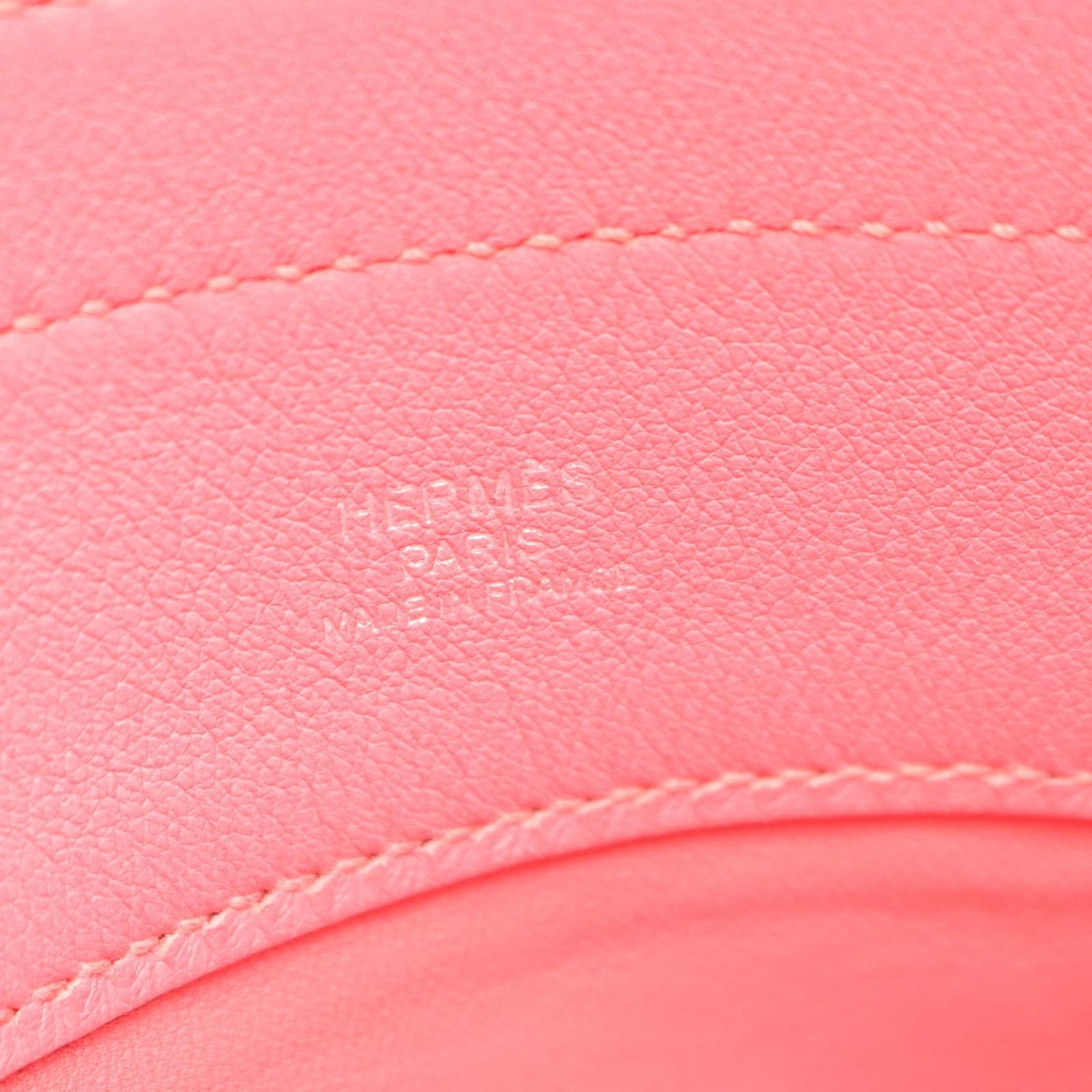 Hermes Shoulder Bag Aline Mini Rose Azalea Leather — view 4