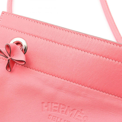 Hermes Shoulder Bag Aline Mini Rose Azalea Leather — view 9