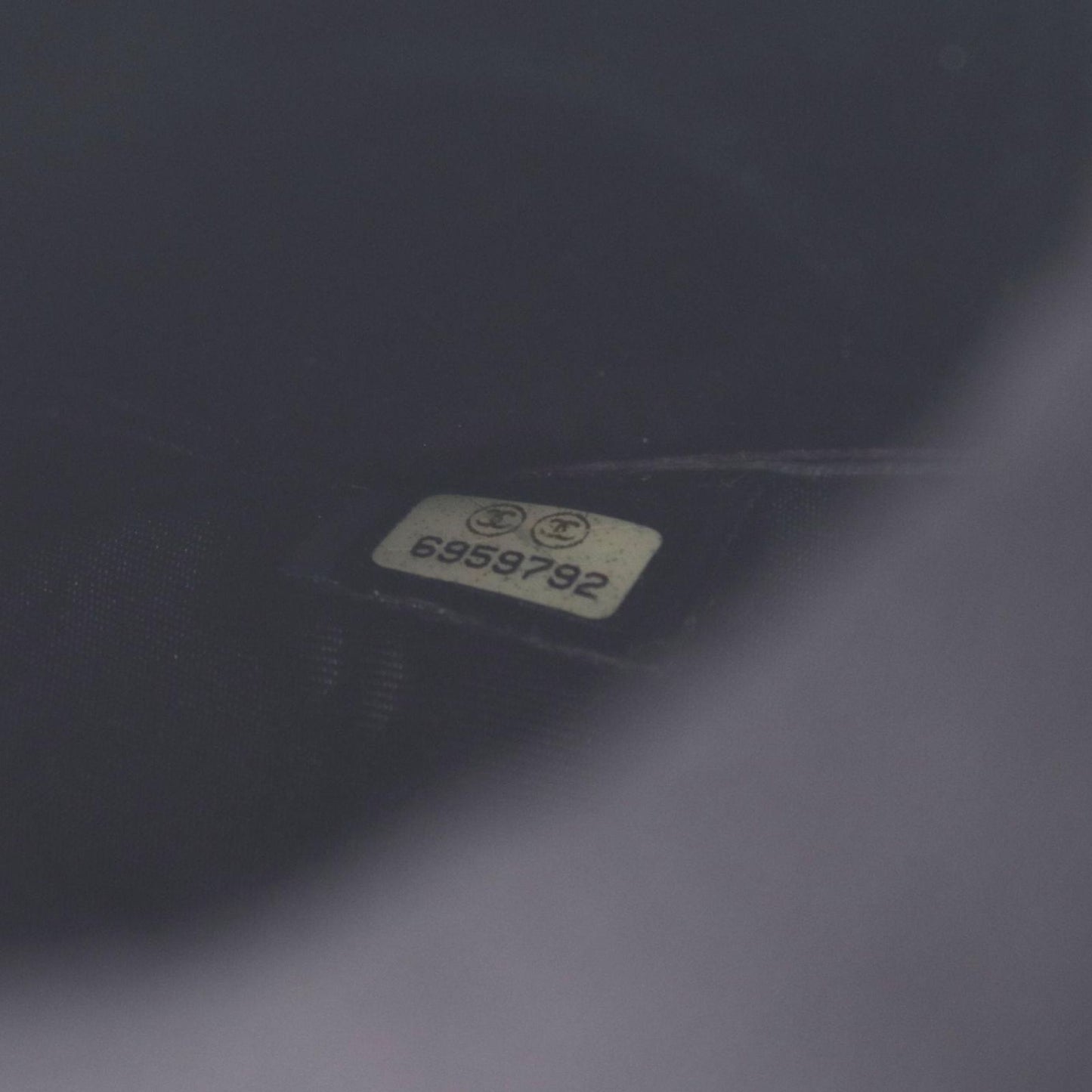 Chanel Bifold Wallet CC Logo Black Caviar Leather — view 6