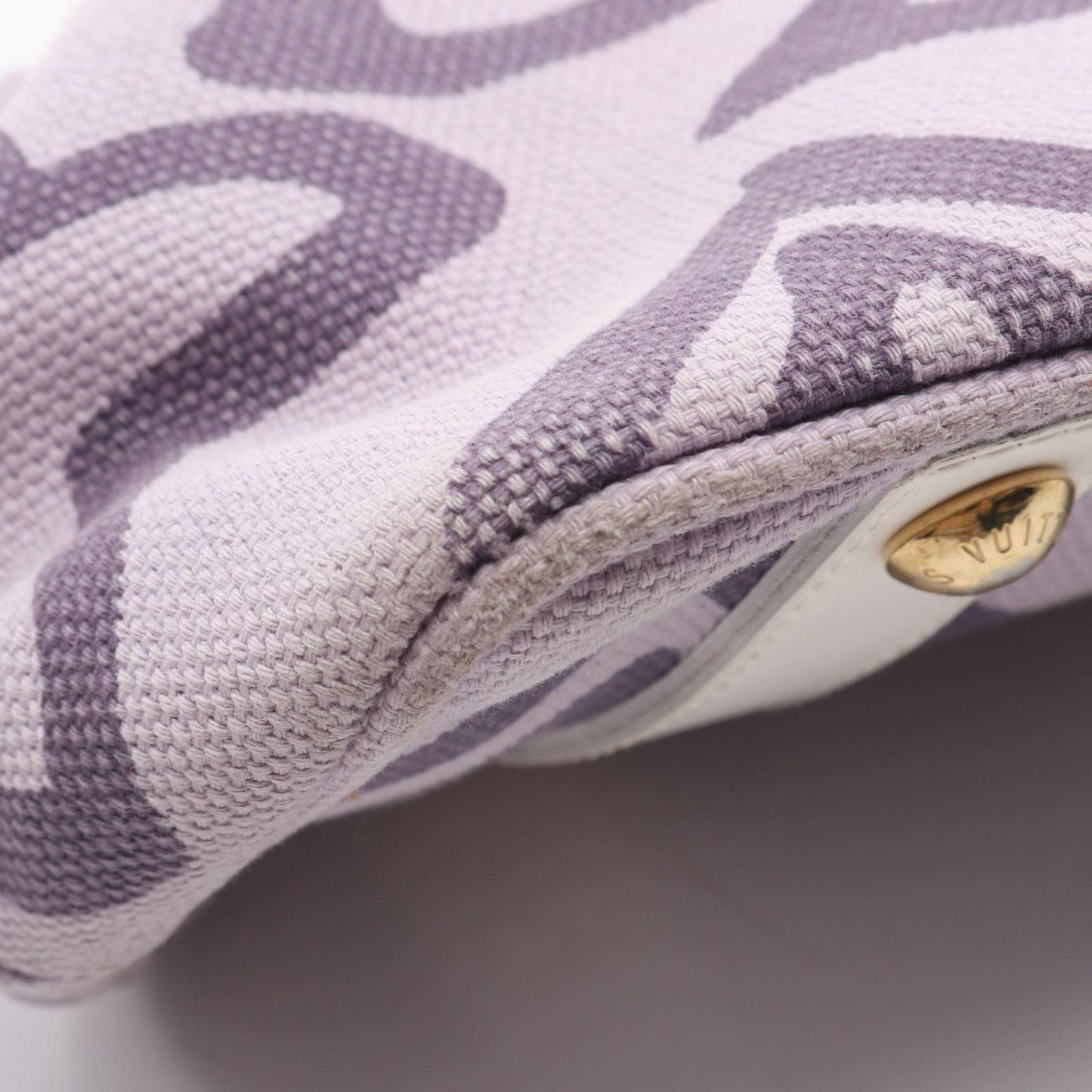Louis Vuitton Tote Taysienne PM Cruise Line Lila Canvas Leather — view 7