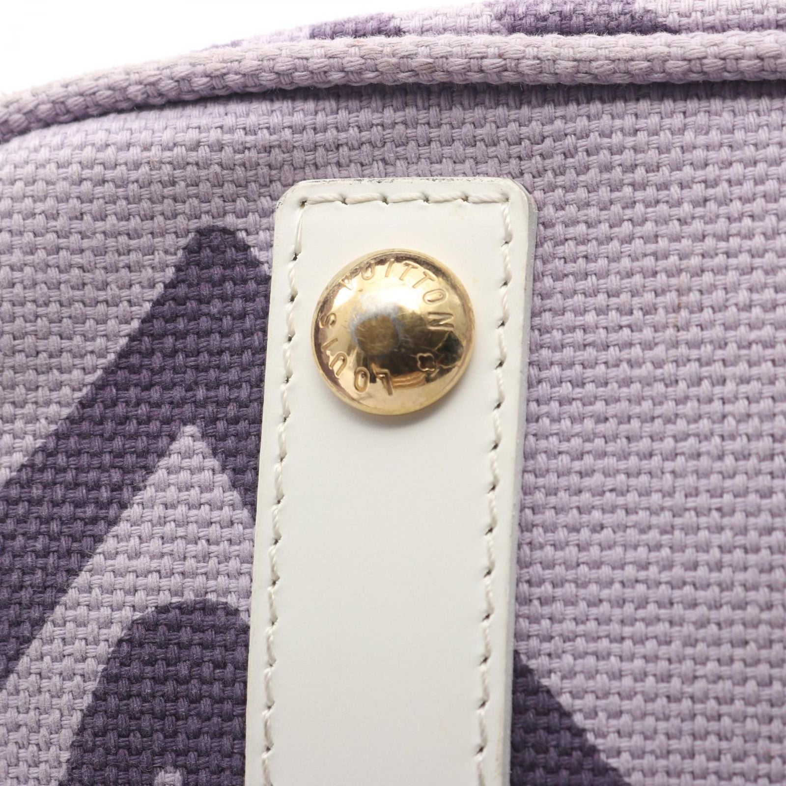 Louis Vuitton Tote Taysienne PM Cruise Line Lila Canvas Leather — view 9