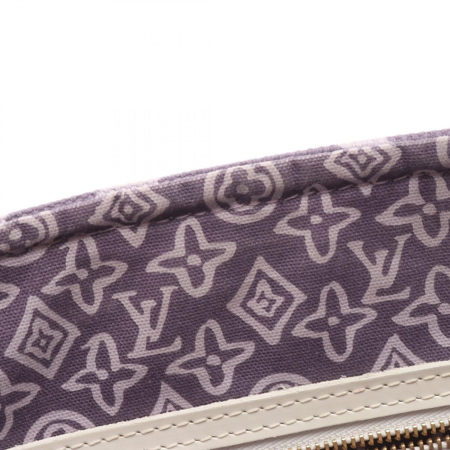 Louis Vuitton Tote Taysienne PM Cruise Line Lila Canvas Leather — view 6
