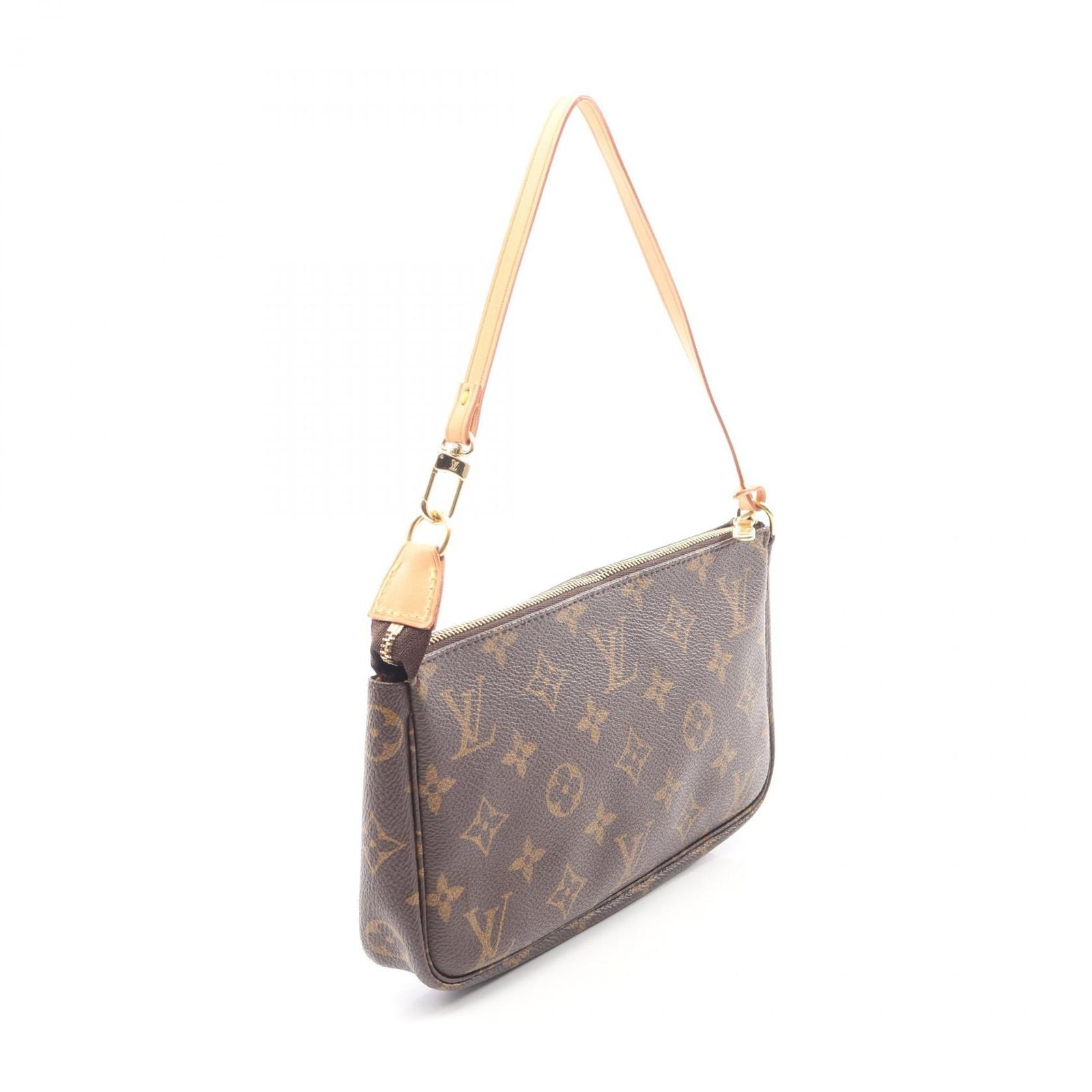 Louis Vuitton Handbag Pochette Canvas Leather — view 2