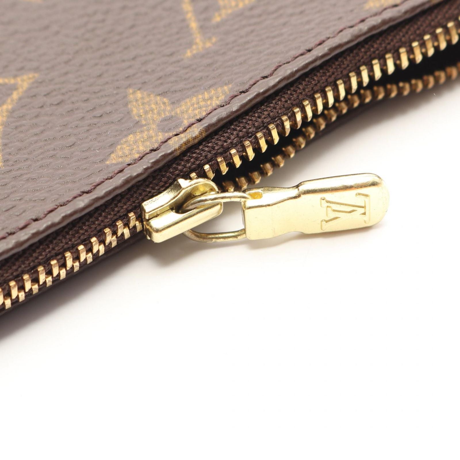 Louis Vuitton Handbag Pochette Canvas Leather — view 7