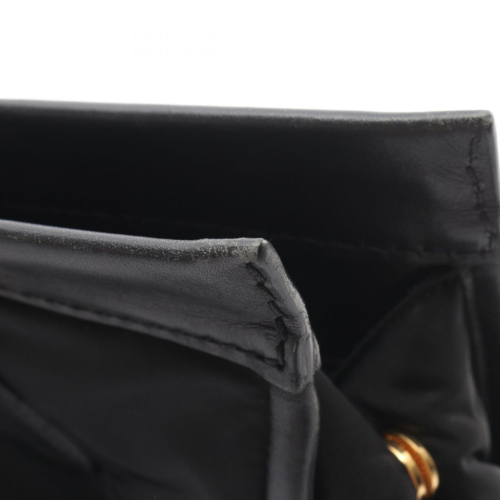 Prada Tote 2-Way Black Nylon Leather — view 9