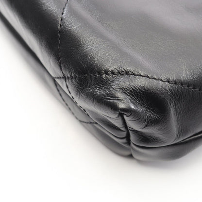 Chanel Shoulder Bag 22 Mini Black Leather 22 Quilted Chain — view 6