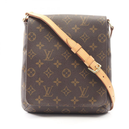 Louis Vuitton Shoulder Bag Musette Salsa Short Strap Canvas Leather