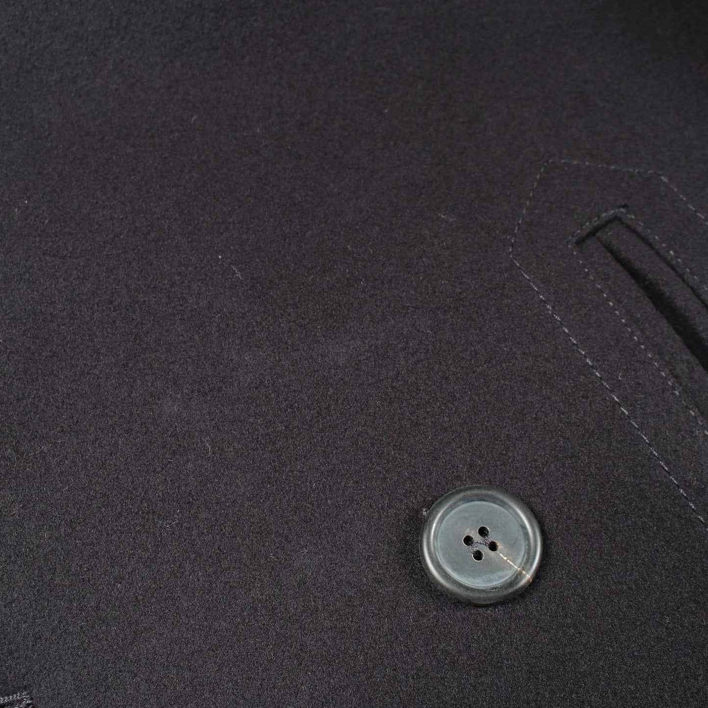 Prada Pea Coat Dark Navy Wool — view 5
