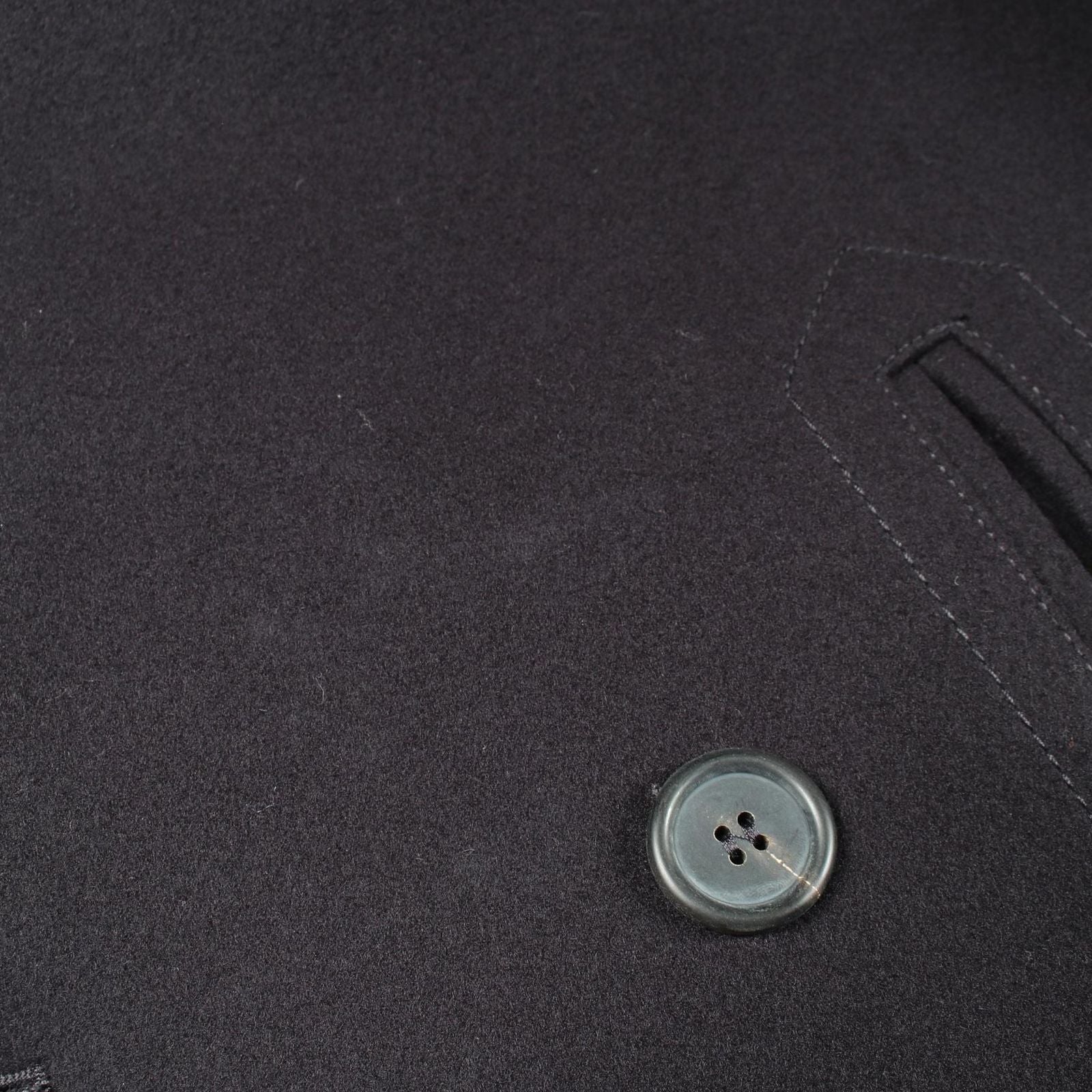 Prada Pea Coat Dark Navy Wool — view 5