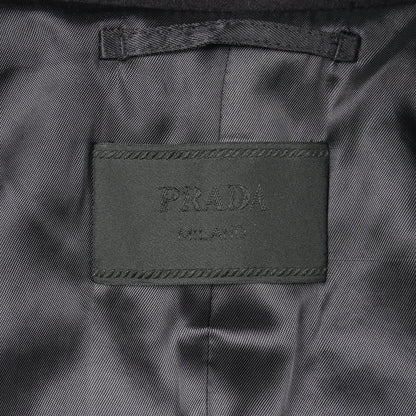 Prada Pea Coat Dark Navy Wool — view 3
