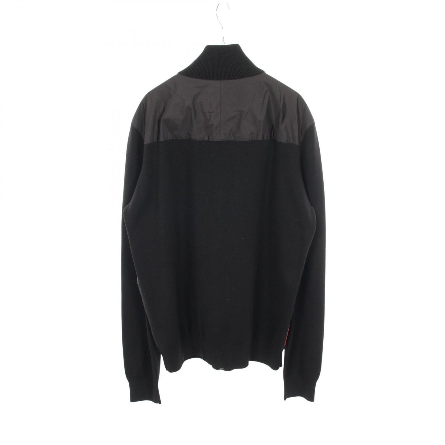 Prada Jacket Knit Contrast Wool Nylon — view 2