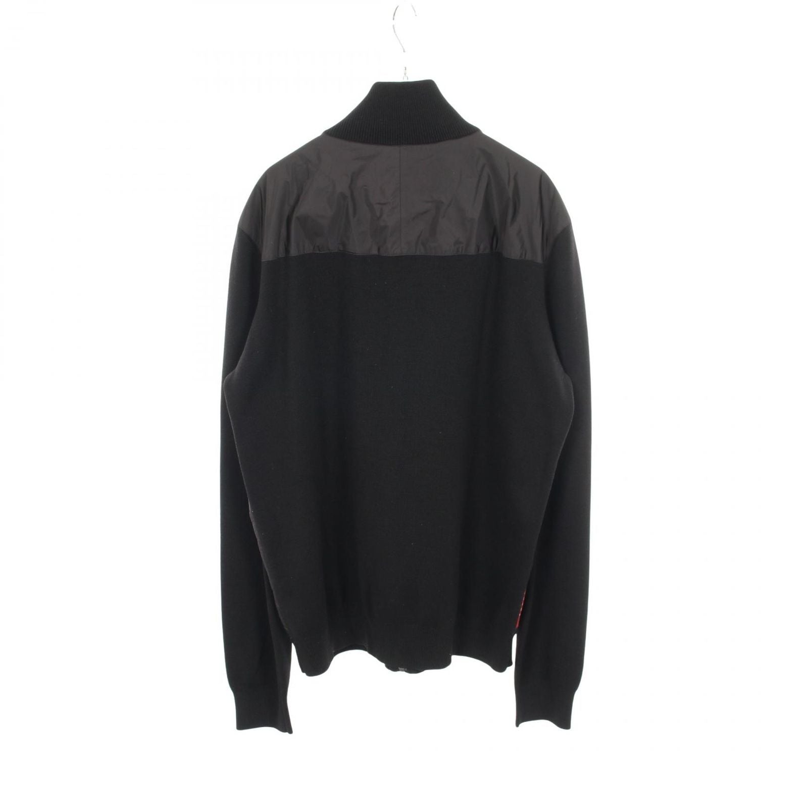 Prada Jacket Knit Contrast Wool Nylon — view 2