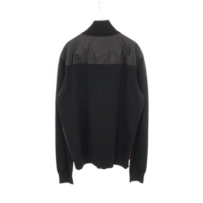 Prada Jacket Knit Contrast Wool Nylon — view 2