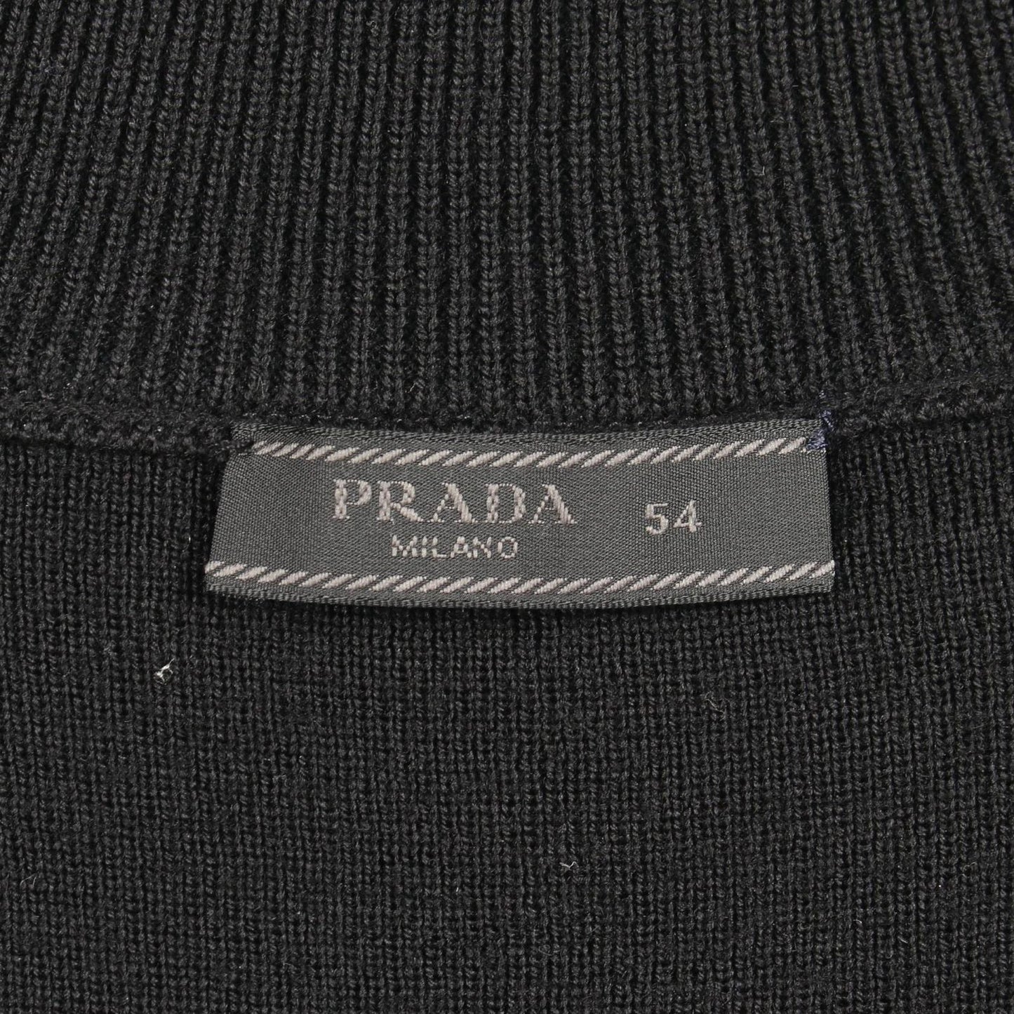 Prada Jacket Knit Contrast Wool Nylon — view 3