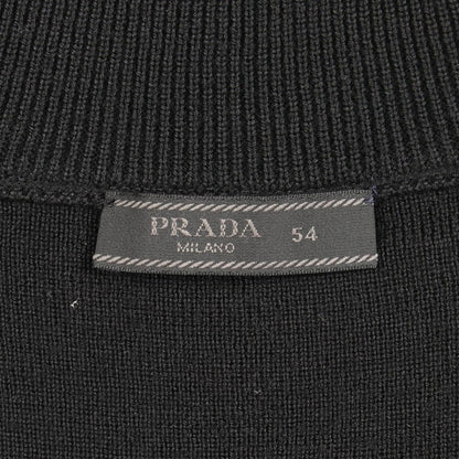 Prada Jacket Knit Contrast Wool Nylon — view 3