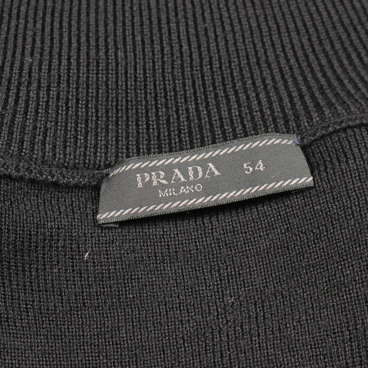 Prada Jacket Knit Contrast Wool Nylon — view 7
