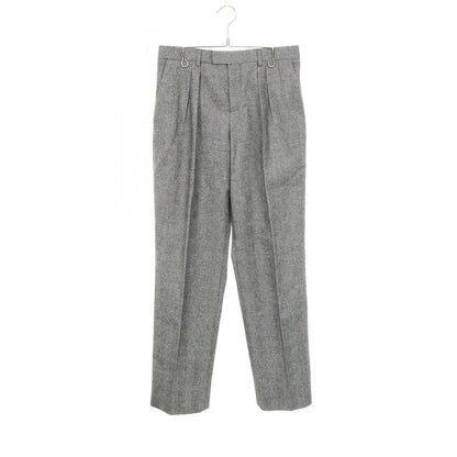 Celine Pants Glen Check Gray Wool