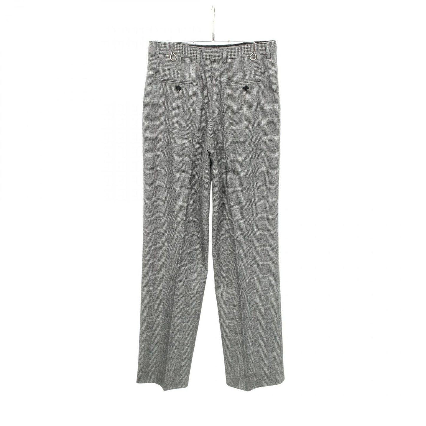 Celine Pants Glen Check Gray Wool — view 2