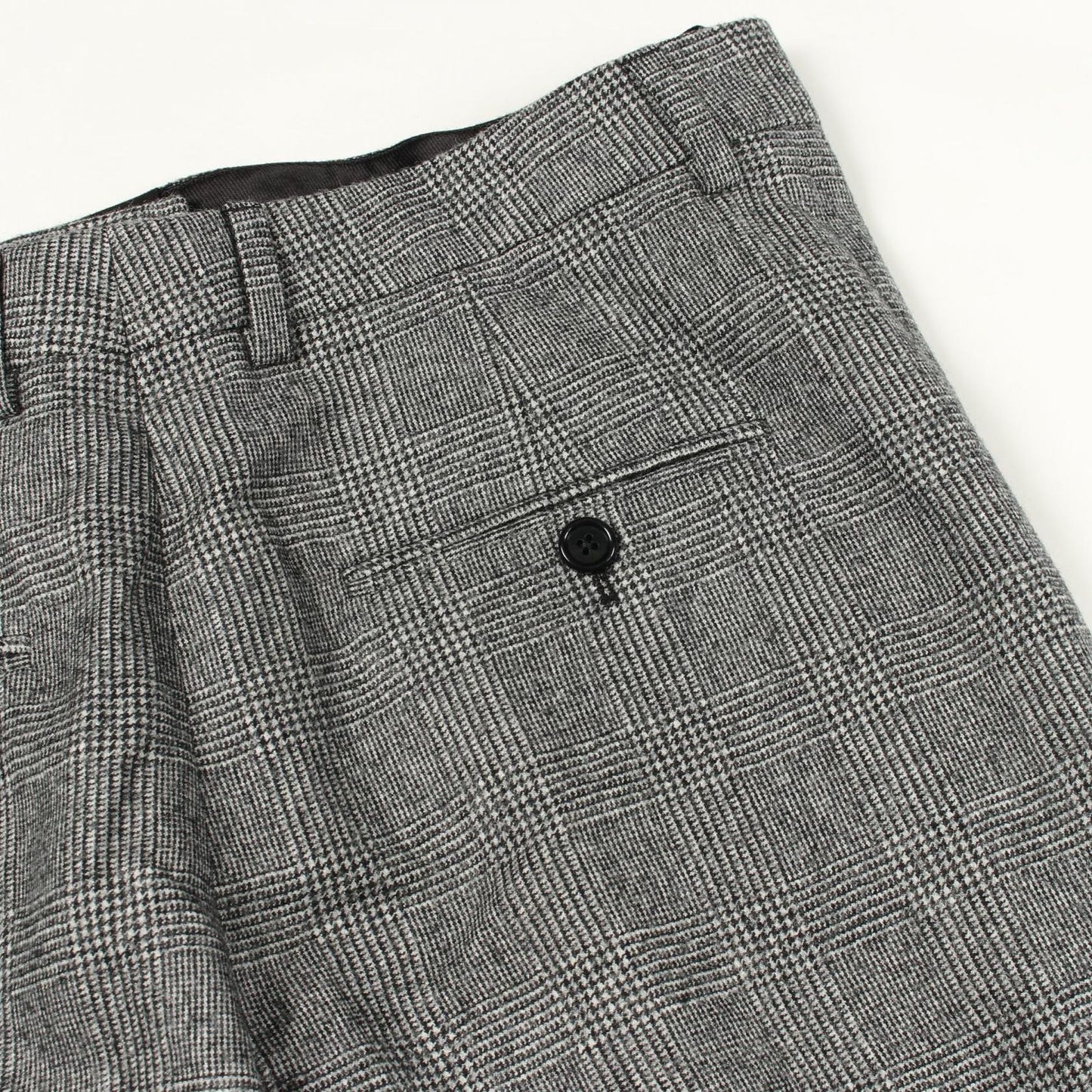 Celine Pants Glen Check Gray Wool — view 7