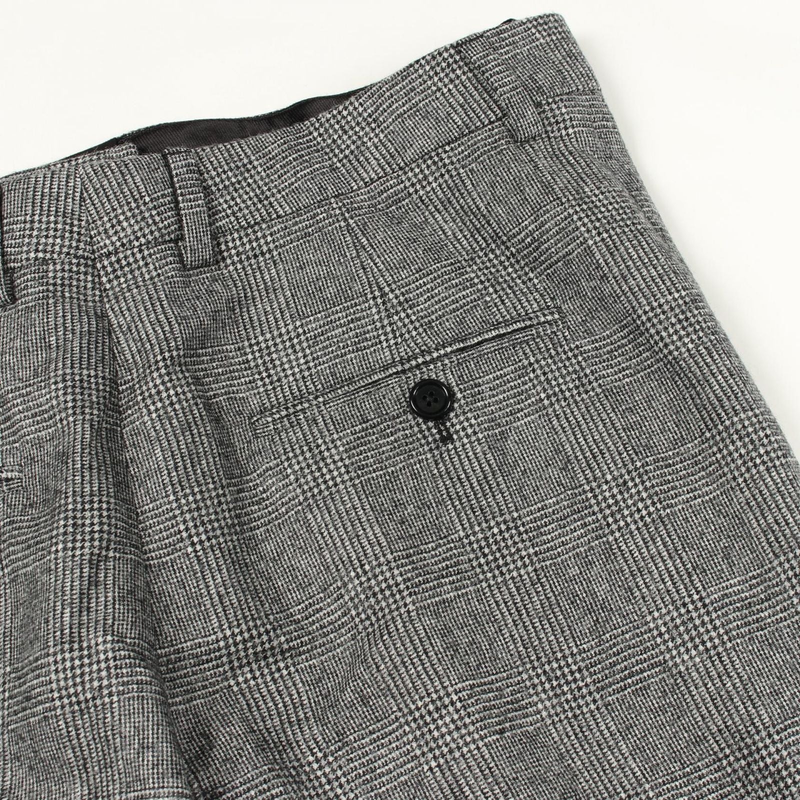 Celine Pants Glen Check Gray Wool — view 7