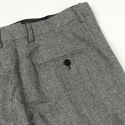 Celine Pants Glen Check Gray Wool — view 7