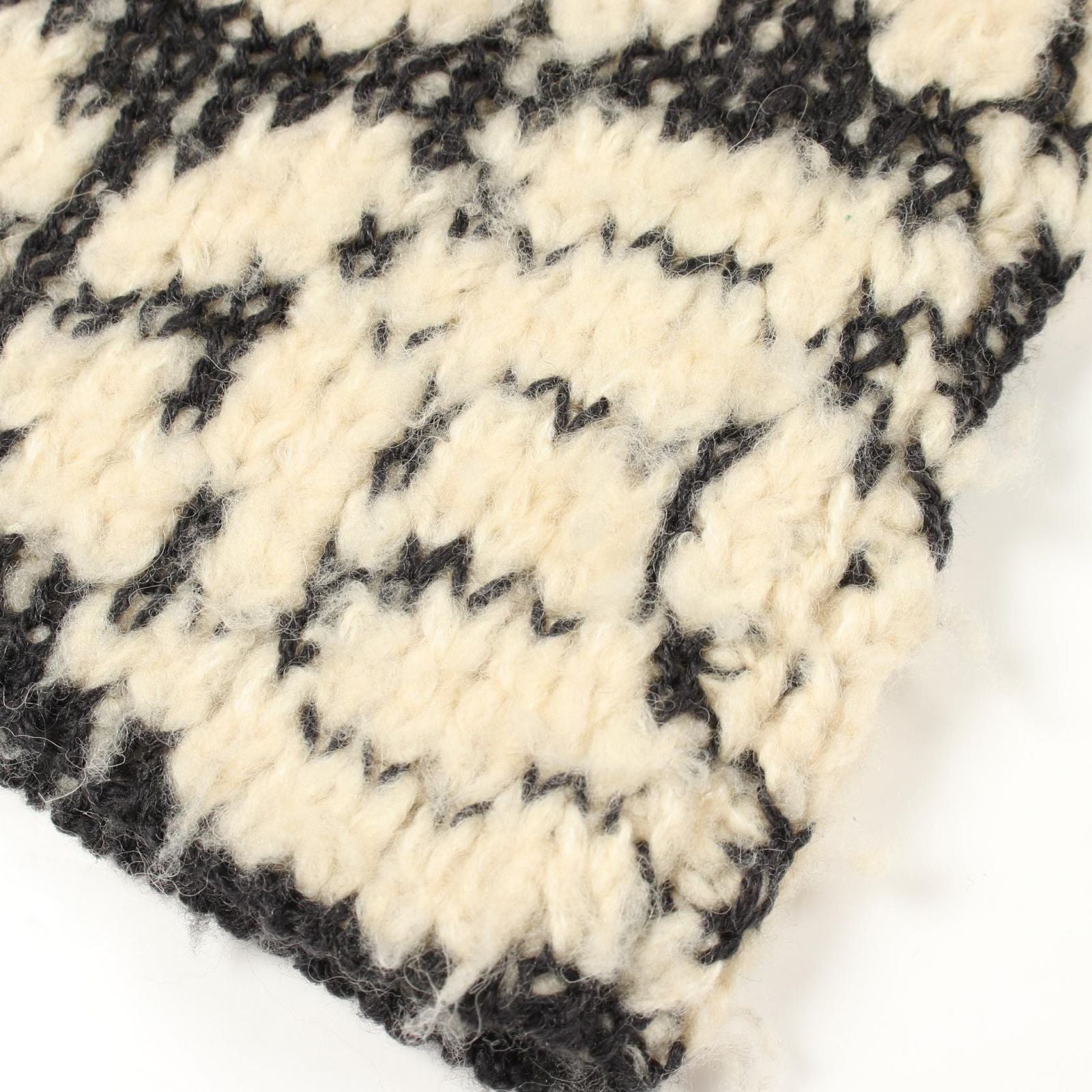 Chanel Knit Camellia All Over Pattern Turtleneck Wool Sweater — view 7