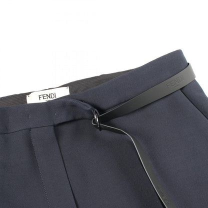 Fendi Pants Belted Trousers Wool — view 8