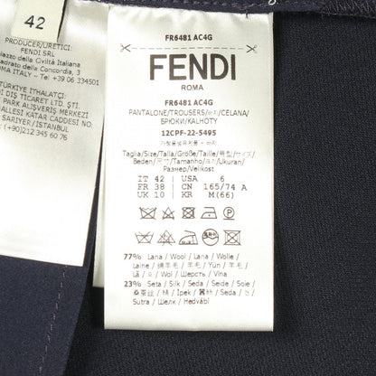 Fendi Pants Belted Trousers Wool — view 4