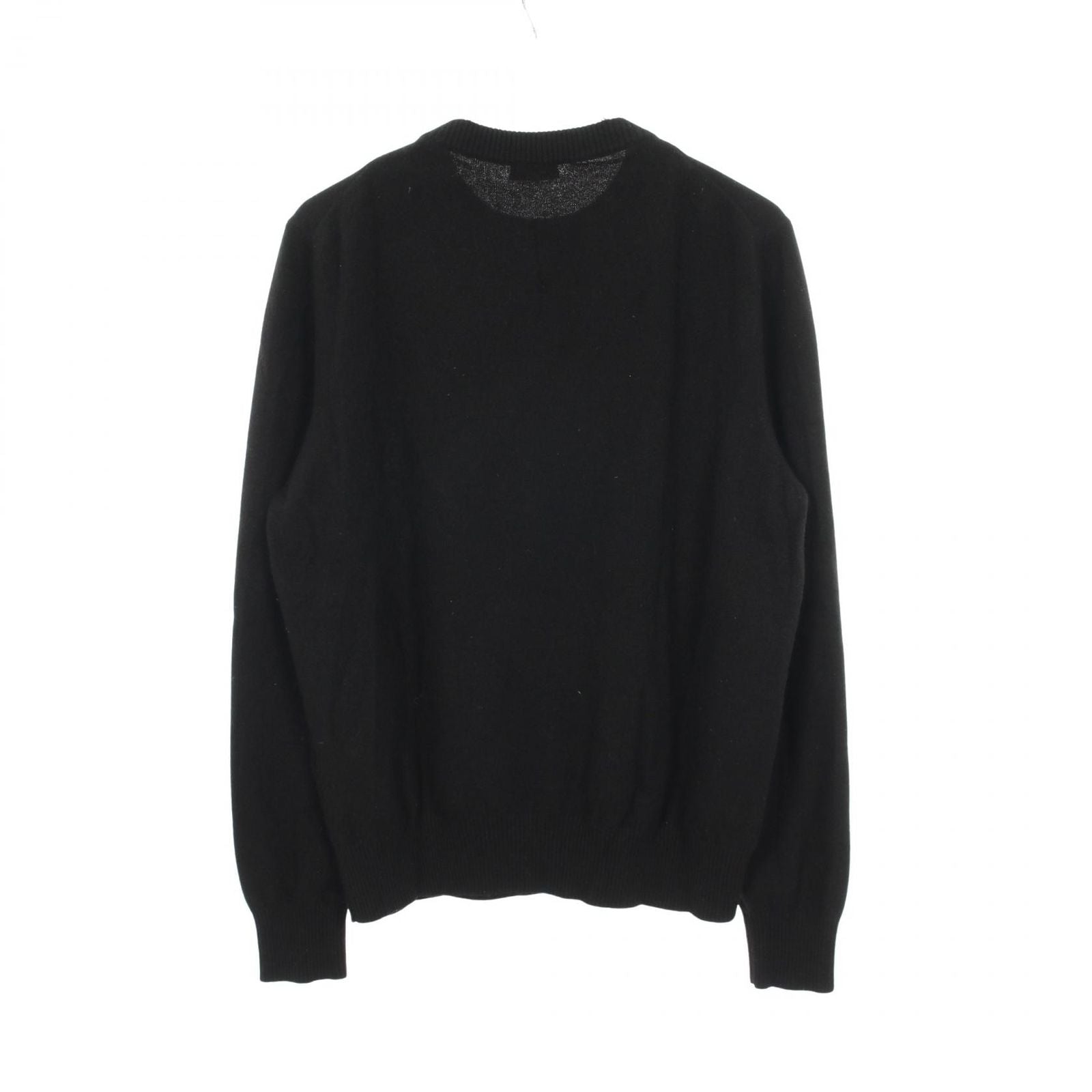 Dior Knit Kenny Scharf CD Logo Embroidery Black Cashmere Sweater — view 2